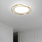 Modern Round Spiral Ring LED Ceiling Light