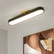 Muscato Black Semi Flush Mount LED Dimmable Ceiling Light