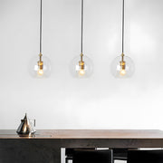 Nordic Design Spherical Glass Kitchen Island Pendant Lights