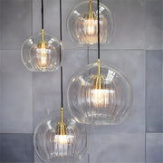 Nordic Design Spherical Glass Kitchen Island Pendant Lights