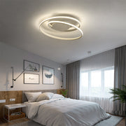 Modern Round Spiral Ring LED Ceiling Light