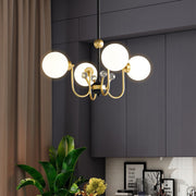 Modern Simple Round Multi-color Bedroom Pendant Lamp