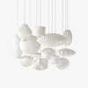 Contemporary Bubble Fabric Pendant Lamp