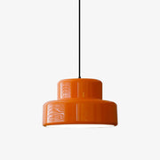 Vintage Orange Simple Pendant Light For Dining Room