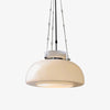 Retro Style Milk Dome Glass Pendant Lamp