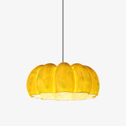 Farmhouse Pumpkin Resin Pendant Light