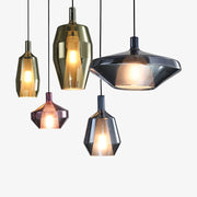 Modern Glass Simple Multicolored Pendant Lights