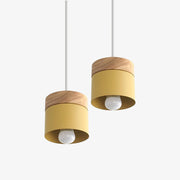 Nordic Wood Modern Round Lamping