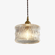 Retro Style Glass Shade Pendant Lamp