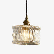 Retro Creative Clear Glass Shade Kitchen Pendant Light