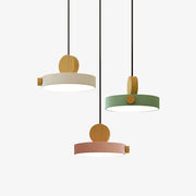 Modern Wooden LED Adjustable Pendant Light