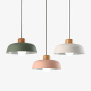 Colourful Nordic Creative Wooden Pendant Lamp