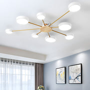 Multi Bulbs Round LED Ceiling Light for Bedroom