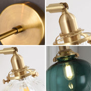 Modern Retro Glass Globe Wall Light For Living Room