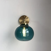 Modern Retro Glass Globe Wall Light For Living Room