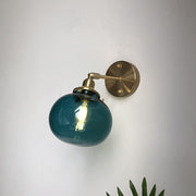 Modern Retro Glass Globe Wall Light For Living Room