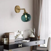 Modern Retro Glass Globe Wall Light For Living Room