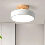 Round Small Semi-Flush LED Ceiling Lights For Hallway