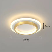 Round Simple Acrylic LED Living Room Ceiling Lights