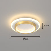 Round Simple Acrylic LED Living Room Ceiling Lights