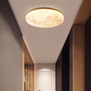 Simple Minimalist Moon Round LED Dimmable Ceiling Light