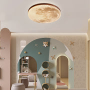 Simple Minimalist Moon Round LED Dimmable Ceiling Light