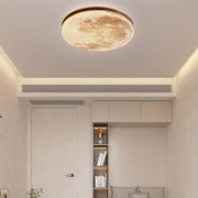 Simple Minimalist Moon Round LED Dimmable Ceiling Light