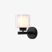Vintage Bedside Wall Light With Glass Shade