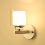 Vintage Bedside Wall Light With Glass Shade