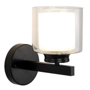 Vintage Bedside Wall Light With Glass Shade