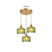 Vintage Glass Pendant Light For Kitchen