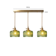 Vintage Glass Pendant Light For Kitchen