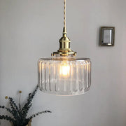 Vintage Glass Pendant Light For Kitchen