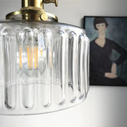 Vintage Glass Pendant Light For Kitchen