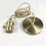 Vintage Glass Pendant Light For Kitchen