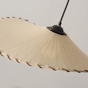 Wabi-Sabi Vintage Lotus Leaf White Pendant Lamp