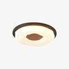 Walnut Color Modern LED Bedroom Ceiling Light