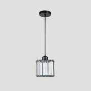 Luxury Multi-lights Glass Black Bedroom Pendant Light