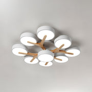 Branch Creative Iron Living Room LED Ceiling Light