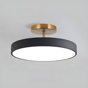 Modern Simple Round Acrylic Color LED Semi Ceiling Light