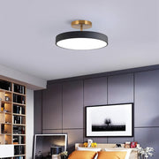 Modern Simple Round Acrylic Color LED Semi Ceiling Light