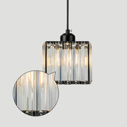 Luxury Multi-lights Glass Black Bedroom Pendant Light