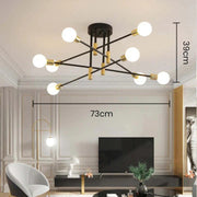 Modern Nordic Design Black Ceiling Lights