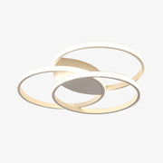 Modern Minimalist Creative White Multi-ring Living Room LED Dimmable Ceiling Lights