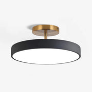 Modern Simple Round Acrylic Color LED Semi Ceiling Light