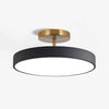 Modern Simple Round Acrylic Color LED Semi Ceiling Light