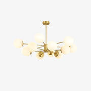 Gold Vintage Luxury Brass Bedroom Chandelier