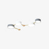 Nordic Modern Multi-Head LED Living Room White Ceiling Light