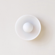 Glass Round Flush Mount Kitchen Flush Ceiling Light