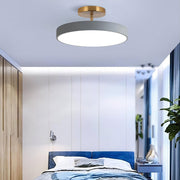 Modern Simple Round Acrylic Color LED Semi Ceiling Light